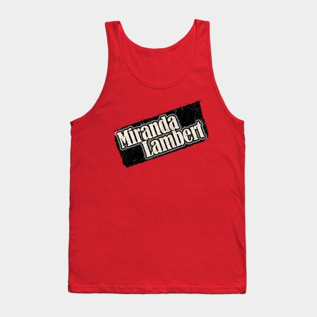 NYINDIRPROJEK - Miranda Lambert Tank Top by NYINDIRPROJEK